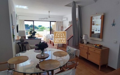 Duplex bungalow next to Don Cayo Golf, with excellent sea views.